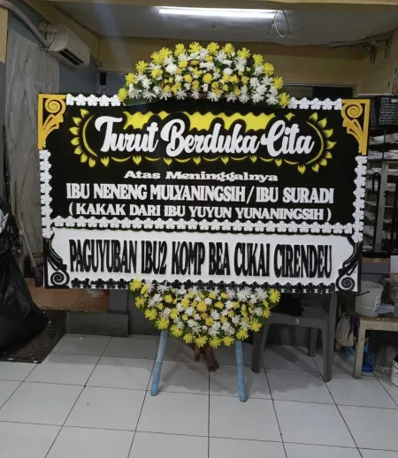 Papan Bunga Duka Pasirukem Cilamaya Kulon