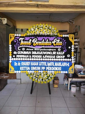 Papan Bunga di Pasirukem Cilamaya Kulon